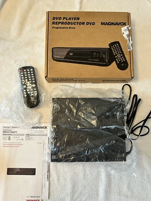 Magnavox RMDV2100/F7 DVD Player w/ Remote – Open Box, Progressive Scan Tested - Image 1 of 4