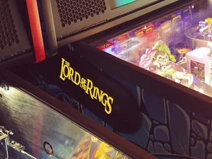 Lord of the Rings LOTR Pinball Lighted Magnetic Hinge Covers-YELLOW-12V Version - Picture 1 of 9