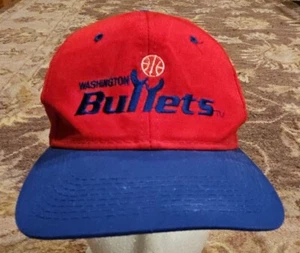 Washington Bullets NBA 1990’s Young An Hat Co. Red Snapback Hat - Picture 1 of 6