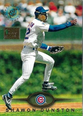 1995 Topps Stadium Club 1st Day Issue Shawon Dunston - Chicago Cubs - Image 1 of 2