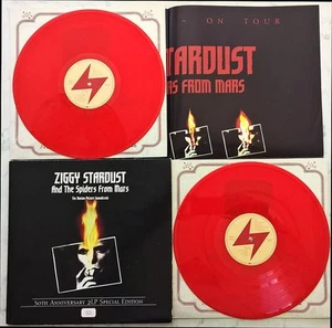 ZIGGY STARDUST AND THE SPIDERS FROM MARS OST 2LP RED VINYL SPECIAL EDITION BOWIE - Picture 1 of 1