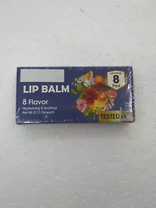 8 Pack Lip Balm Natural Lip Balm Bulk with Vitamin E and Coconut Oil - Picture 1 of 2