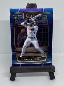 Ryan Vilade RC 2022 Panini Select Blue Parallel No. 9 Colorado Rockies