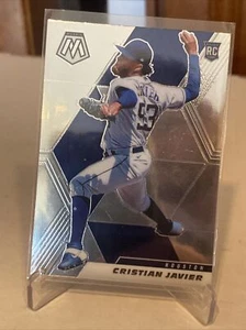 2021 Panini Mosaic Cristian Javier Rookie Houston Astros RC #255 - Foto 1 di 2