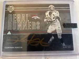2017 Majestic Regal Runners 2018 Panini prima stampa # 1/49 Clinton Portis Auto - Foto 1 di 5