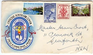 1956 Nov 23rd. Commemorative Cover. XVIth Olympic Games, Melbourne. - Picture 1 of 2