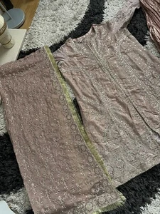 Womens Asian Pakistani Designer Aik Atelier Brand New Small Size Suffuse Khaadi - Picture 1 of 6