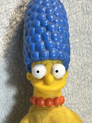 Boneco de pelúcia e plástico vintage 1990 The Simpsons Marge Simpson 12” boneca brinquedo - Imagem 1 de 3