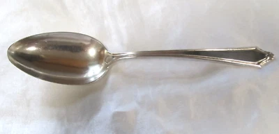 Toalla de plata Dorothy Manner 1919 esterlina 1 cuchara para servir 8 5/8 pulgadas borde liso Foto 1 de 4