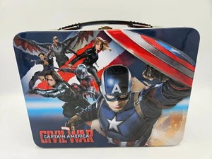 Marvel Captain America Civil War Tin Lunch Box Tote - Picture 1 of 6