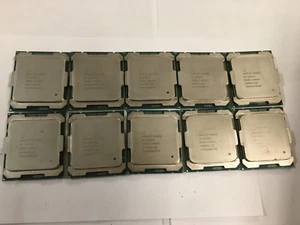 Lot of 10 - Intel Xeon E5 - 2640V4 / SR2NZ  2.40GHz 25MB 10-Core CPU LGA 2011 - Picture 1 of 2