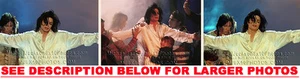 MICHAEL JACKSON THE EARTH SONG STAGE5 3xRARE8x10 PHOTOS - Picture 1 of 1