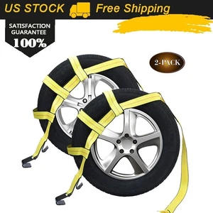 Robbor 2" Width Tow DoITy Basket Straps fits 14"-17" Tires for Hauling Jobs IT - Picture 1 of 8