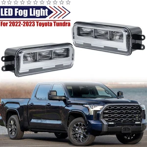 Kit de faros antiniebla LED para parachoques lado izquierdo y derecho Toyota Tundra 2022 2023 2024 - Imagen 1 de 12
