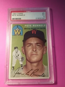 1954 Topps Baseball Pete Runnels #6 PSA 5 - Picture 1 of 2