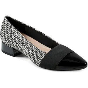 Easy Spirit Womens Casta 2 B/W Padded Insole Pumps 11 Medium (B,M) BHFO 1093 - Picture 1 of 3
