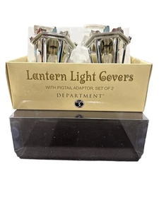 Dept 56 Christmas Lantern Light Covers Set Of 2 NOS Open Box Village Accessories - Picture 1 of 6