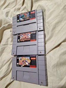 Street Fighter II SNES 3 Game Lot Turbo Street Super Street Nintendo Capcom - Picture 1 of 10