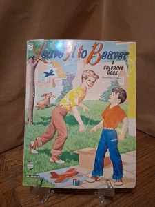 Rare Vintage Leave It To Beaver Coloring Book 1958 Saalfield 4625 - 112 Pages - Picture 1 of 11