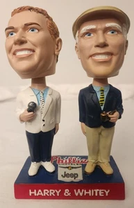 Harry y Whitey Philadelphia Phillies Bobblehead (Harry Kalas y Richie Ashburn) - Imagen 1 de 10