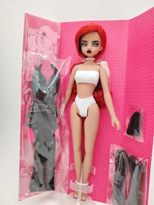 Moda Lindo Conjunto de Conjunto Negro Pelo Rojo Escala 1/6 Muñeca Super Mico Niña - Imagen 1 de 12