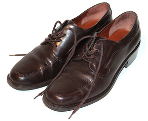 RARE Etienne Aigner Vintage Brown Genuine Leather Lace-Up Shoes ALEX Women's 9M - Picture 1 of 7