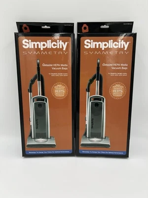 Simplicity Symmertry Hepa Media Vacuum Bags #S20s,S20D,S20P,S20UP, 2 packs - Image 1 of 4