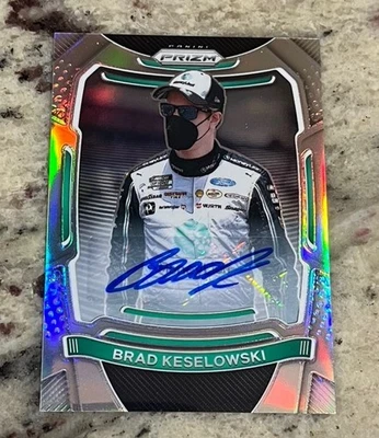 2021 Panini Racing Prizm Brad Keselowski Signatures Silver #34 Auto - Image 1 of 2
