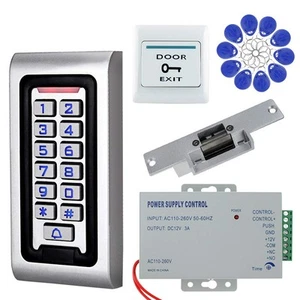 Door Access Control System Kit IP65 Waterproof Keypad Keyboard inc 10x RFID Tags - Picture 1 of 9
