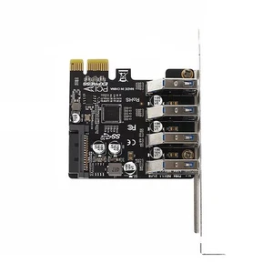 4 Ports USB 3.0 PCI-E Expansion Card PCI Express PCIe USB 3.0 HUB Adapter 5Gbps - Zdjęcie 1 z 8