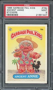 1985 Topps Garbage Pail Kids 2nd Series #78b Ancient Annie PSA 9 MINT Os2 MATTE - Picture 1 of 2