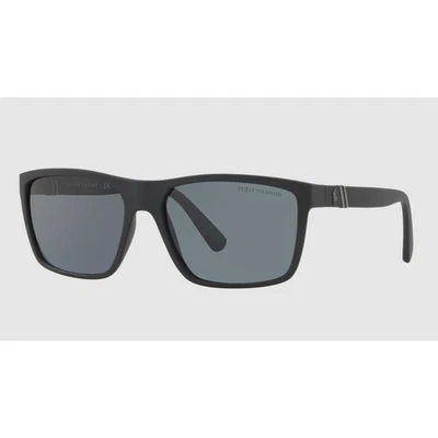 Очки солнцезащитные Polo Raulph Lauren PH4133 528481 59 PH4133 матовая черная оправа серые - Изображение 1 из 3