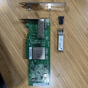 Carte HBA Fibre Channel HP QLogic QLE2560 8 Go PCIe x8 Finisar SFP AK344-63002 - Photo 1/2