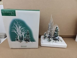  Osos en el abedul #52743 Departamento Accesorios Village 56 1999 excelente estado - Imagen 1 de 3