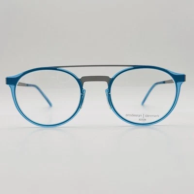 Gafas Prodesign Dinamarca Damas Hombres Ovaladas Azul Gris Axioma Mod. 6513 Nuevo Foto 1 de 4