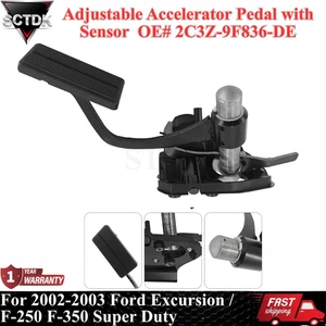 Adjustable Accelerator Gas Pedal W/Sensor For F250 F350 Super Duty 2002-2003 - Foto 1 di 13