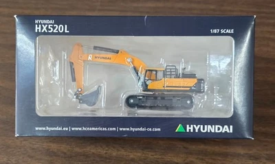 1/87 Scale HYUNDAI HX520L Hydraulic Excavator Diecast Model Toy Gift NIB - Image 1 of 4