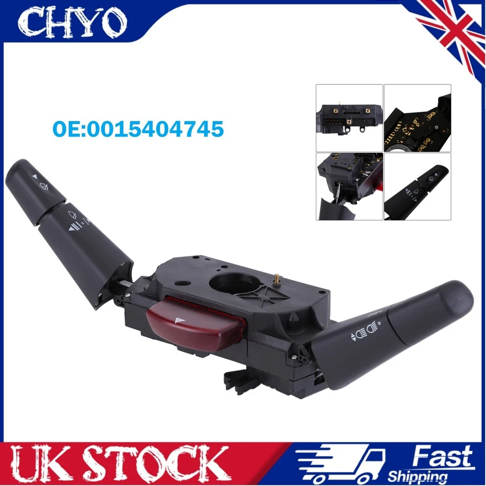 STEERING COLUMN INDICATOR WIPER HAZARD LIGHT STALK SWITCH FOR MERCEDES SPRINTER - Image 1 of 4