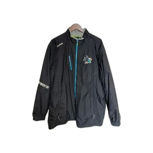Reebok San Jose Sharks Center Ice NHL Men's Jacket Size XL  - Picture 1 of 5