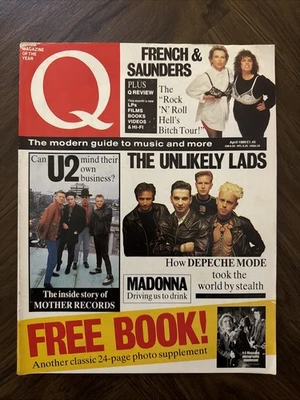 Q Music Magazine Vintage Collectable Used April 1989 Issue 31 NO SUPPLEMENT - Image 1 of 3