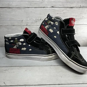Peanuts Snoopy Red Baron scarpe furgoni bambini skateboard bambini taglia 6 fuori dal muro - Foto 1 di 9