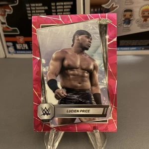 2025 Topps Chrome Sapphire WWE Lucien Price Padparadscha 1/1 NXT #161 One Of One - Picture 1 of 3