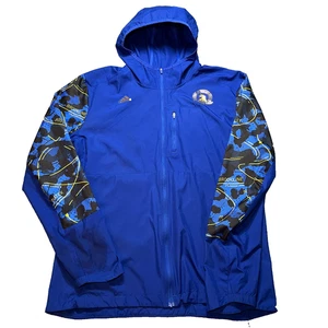 Boston Marathon Jacke Herren XL Blau 125th 2021 Running Windbreaker Adidas EUC - Bild 1 von 9