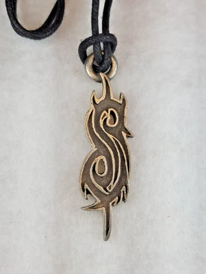 Slipknot Logo Pendant Necklace Alchemy Poker Made in UK Vintage 2000 NWT - Image 1 of 4