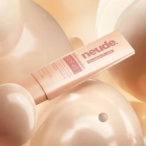 Protector solar Neude SPF 45 50 ml PA+++ sin fundición blanca con leche, óxido de zinc y aguaca - Imagen 1 de 4