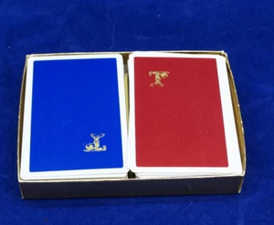 Vintage Double Deck Playing Cards The Hartford deers buck - Picture 1 of 5