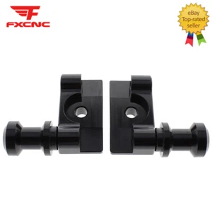 Juego de soportes de montaje negros para carretes basculantes CNC para CBR250R CBR300R adaptadores - Imagen 1 de 11