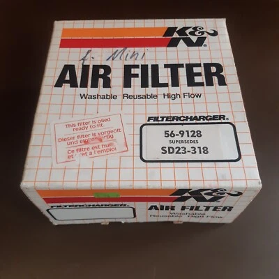 K&N Custom Air Filter 56-9128, z. B. für Oldtimer Austin Mini 1989 1000 Mayfair - Bild 1 von 4