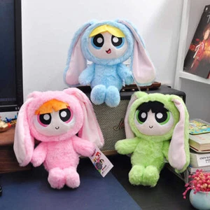 Costume coniglietto bambina Powerpuff serie peluche 11 pollici AUTENTICO di Hugkis - Foto 1 di 13