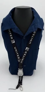 United Airlines Seat Belt Lanyard Boeing 787 777 767 757 737 HIGH QUALITY Black - Picture 1 of 2